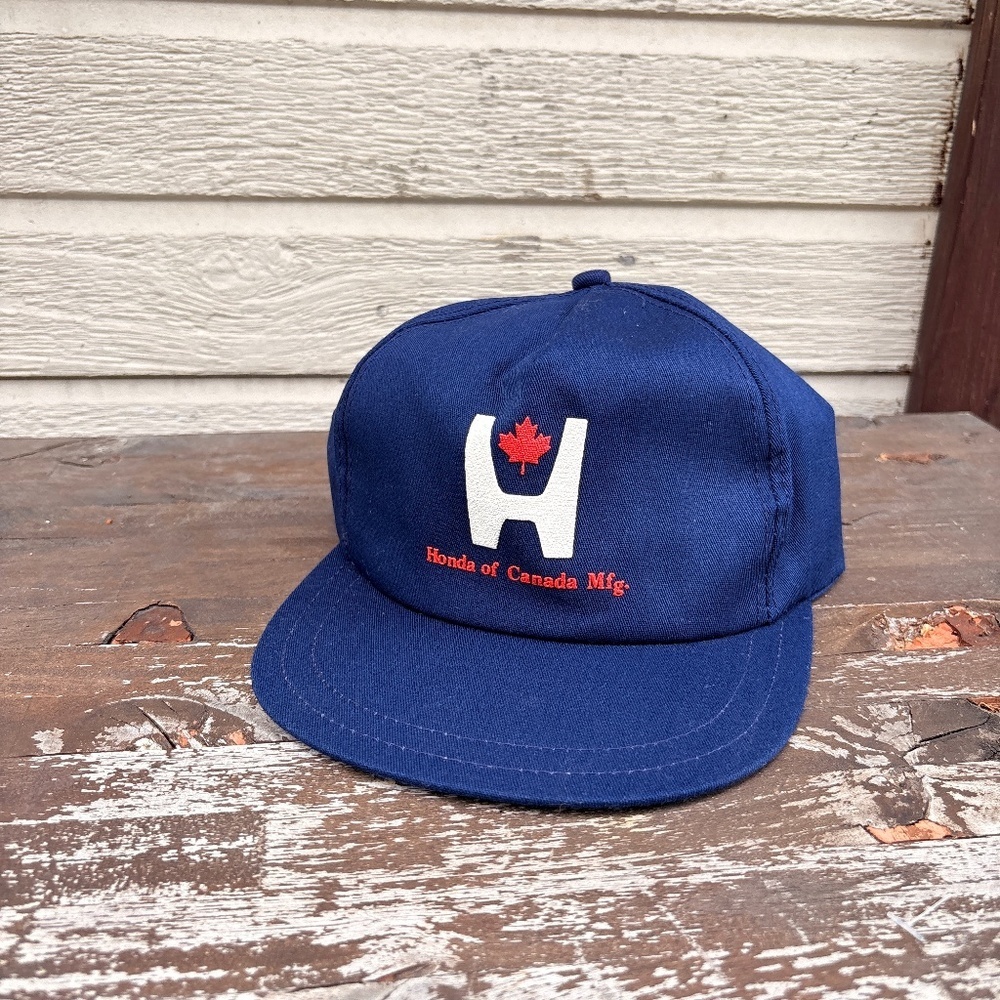 Vintage HONDA CANADA MFG trucker hat snapback Kbrand